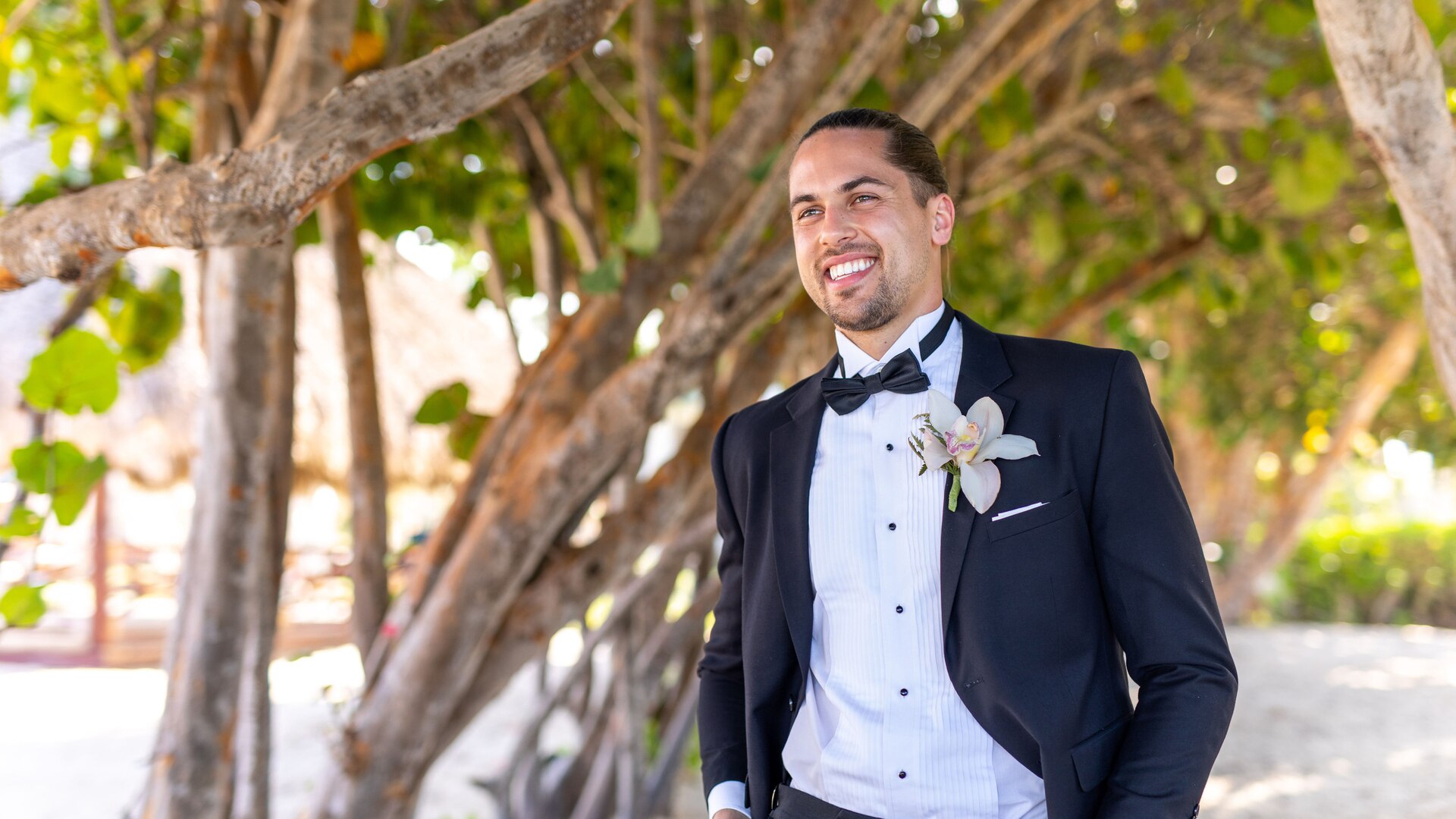 a man wearing a suit and tie