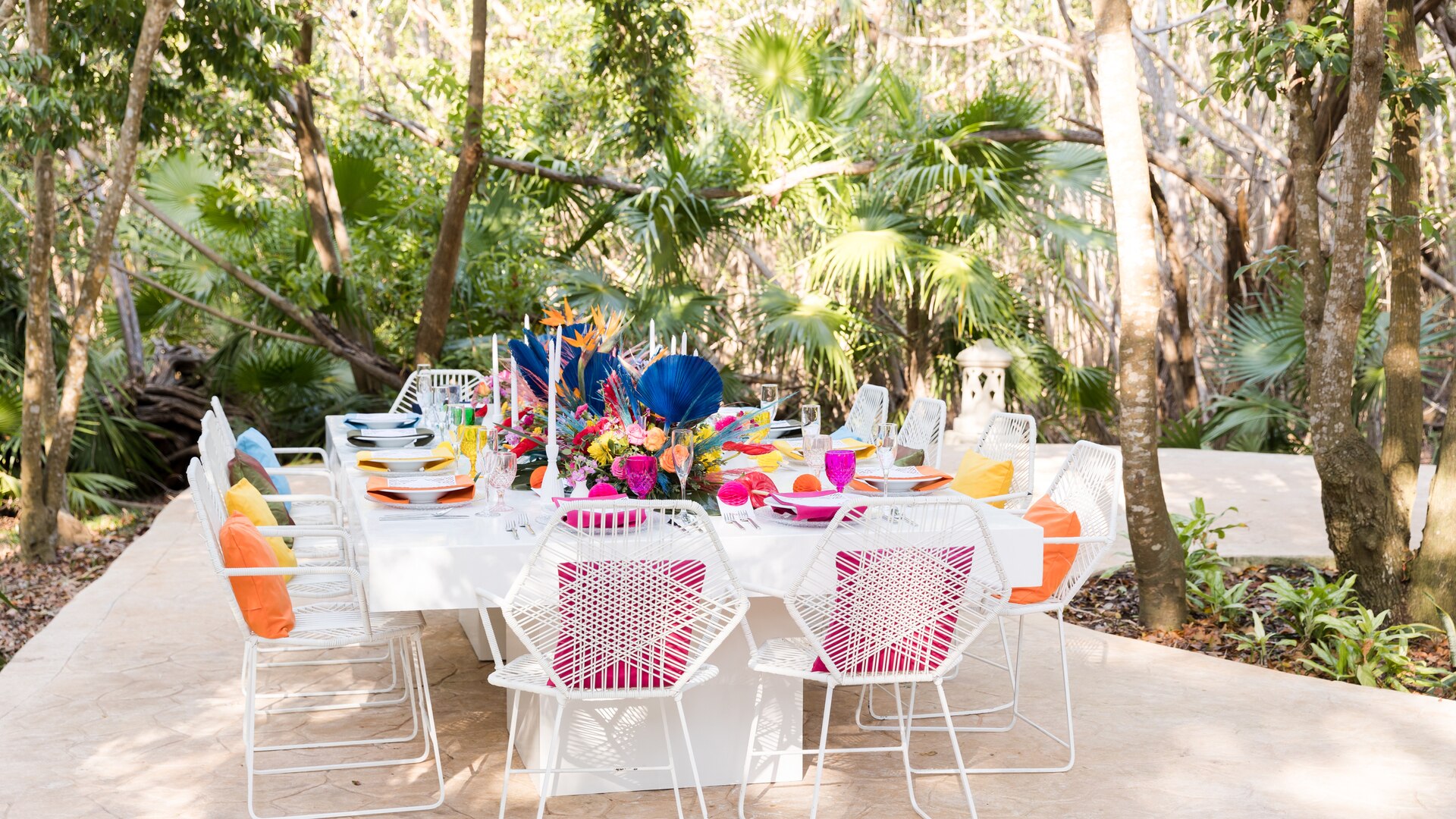 a close up of a picnic table
