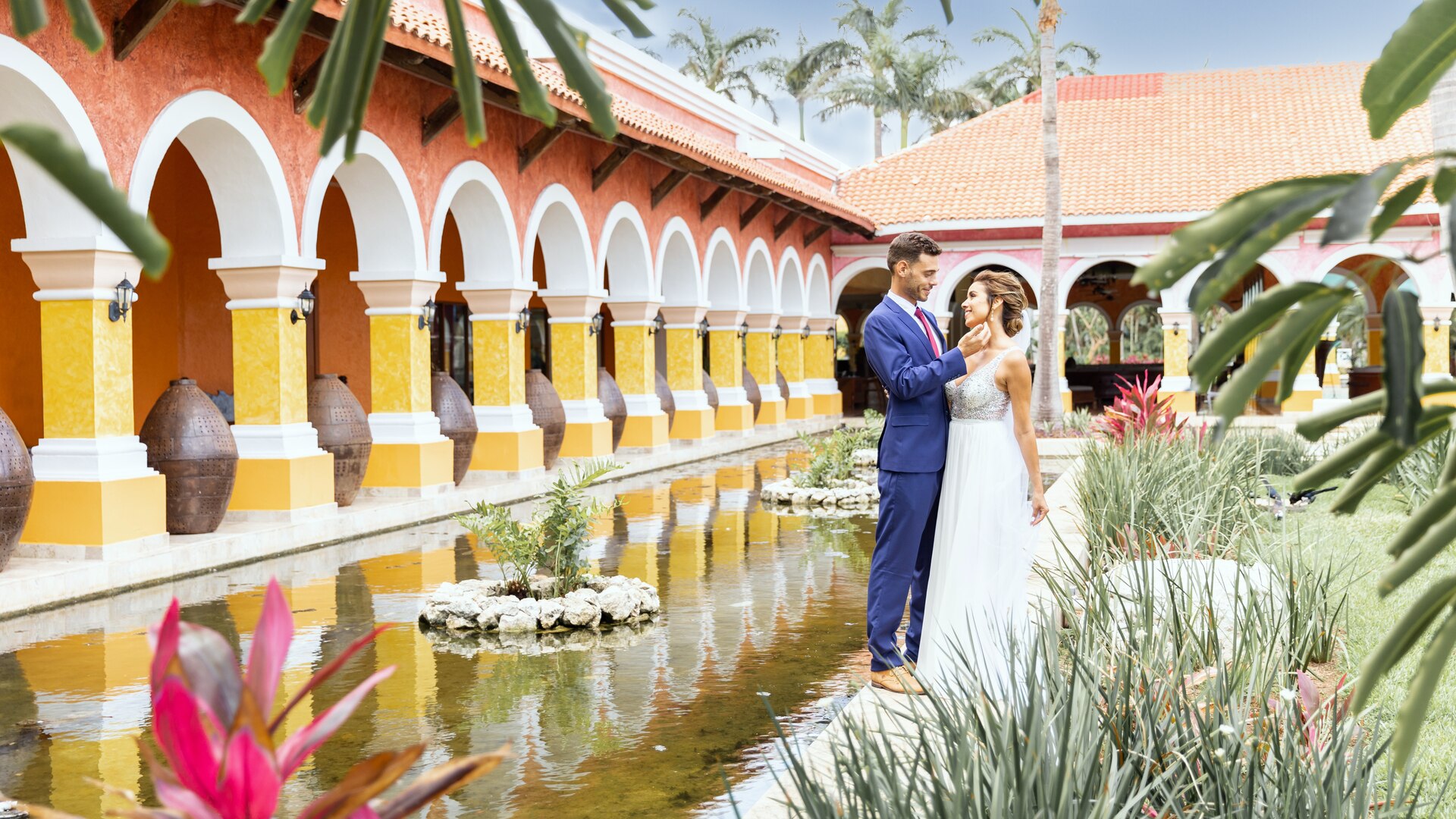 the inside of a building