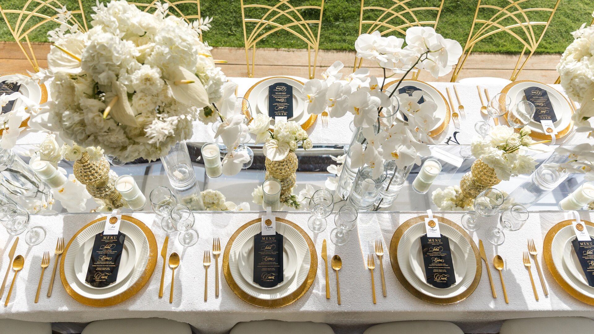 a building in the background