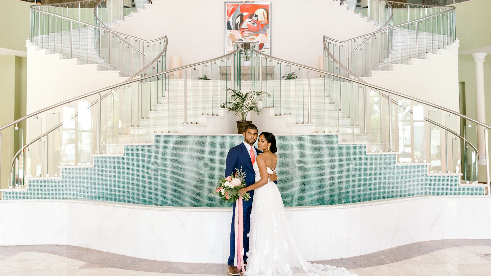 a person standing on top of a ramp