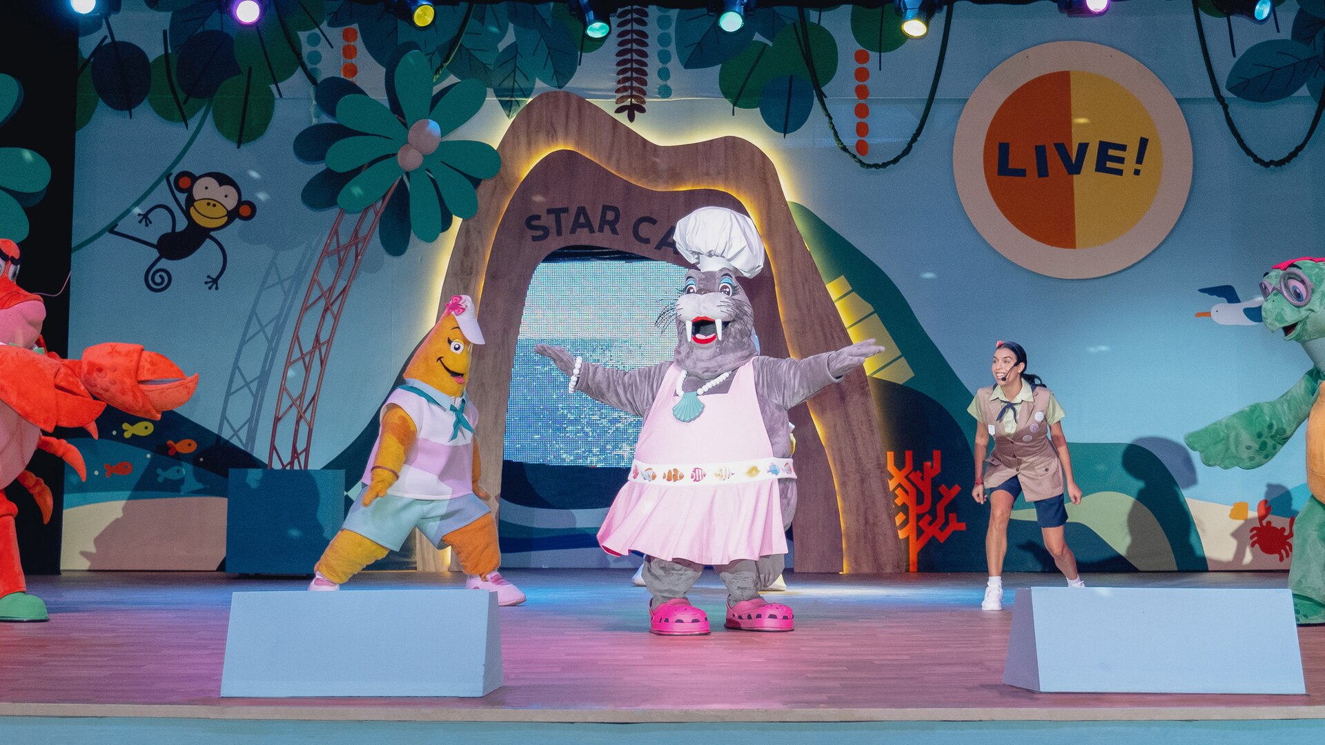 a group of people sitting at a table