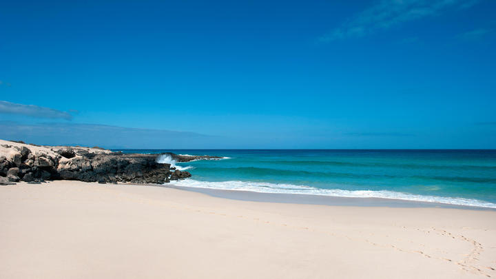 a sandy beach next to the ocean