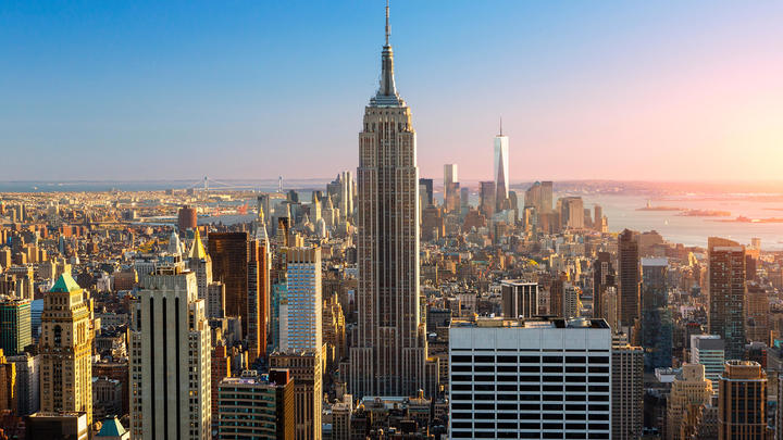 una vista de Empire State Building