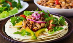 a plate of food on a table