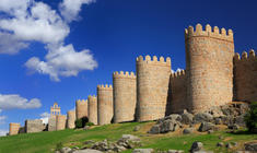 a castle on top of a rock