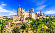 a castle with a clock tower