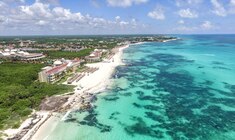 a large body of water next to the ocean