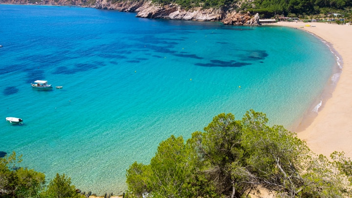 una isla en medio de un cuerpo de agua