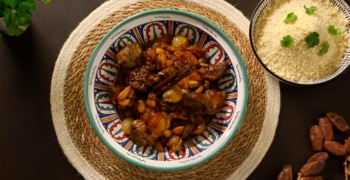 a bowl of food on a plate